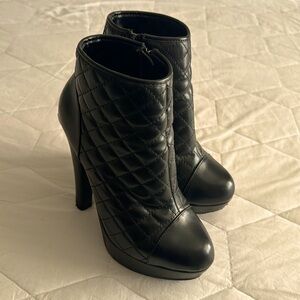 Quilted Ankle Boots